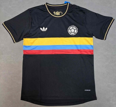 2025 26 Colombia black 100 years special version S-4XL